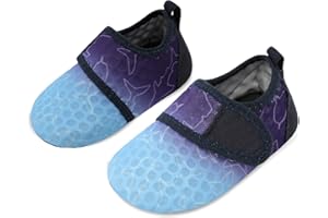 JIASUQI Baby Boys and Girls Barefoot Swim Water Skin Shoes Aqua Socks for Beach Swim Pool