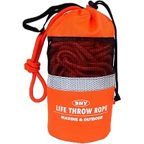 Obcursco Sac De Sauvetage Aquatique – 29.9m De Corde Réfléchissante, Flottant, Pour Kayak, Rafting, Pêche Sur Glace