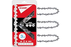KAKEI Milwaukee Chainsaw Chain 16 Inch 3/8" LP Pitch .043" Gauge 56 Drive Links Fits M18 Fuel, Ego CS1613, Dewalt DCCS690-491