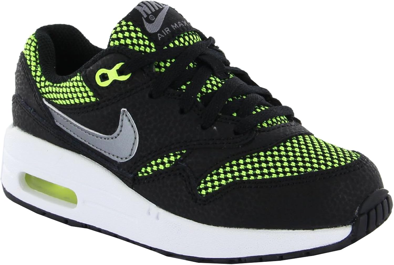 kids green nike trainers