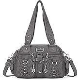 Angel Kiss Small Purse Handbag for Women Crossbody and Shoulder Bags Multipocket Soft Hobo Purses Adjustable Strap