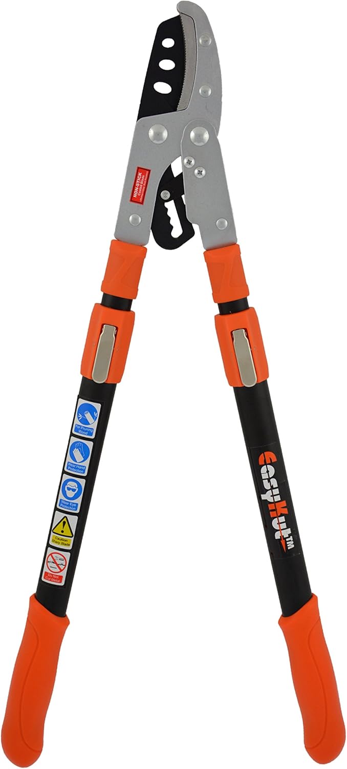 Green Jem Easykut Telescopic Anvil Ratchet Loppers Amazon.co.uk