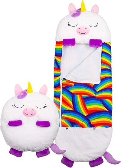 High Street TV Unicorn Childs Sleeping Bag 3-6yrs - Soft & Cosy