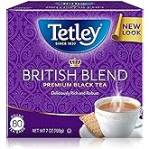 Tetley British Blend, Premium Black Tea, 80 Teabags (Pack of 6)