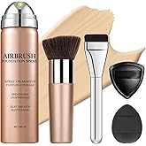 AOAZXBB Magic Minerals Airbrush Foundation Smooth Matte Full Coverage Airbrush Flawless Setting Spray Foundation-03 Nude