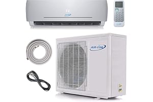 AIR-CON 24000 BTU Ductless Air Conditioner – Mini Split AC/Heating System - 2 Ton Pre-Charged Inverter Heat Pump – 21 SEER - 15’ Lineset & Wiring - 100% Ready to Install - USA Parts & Support