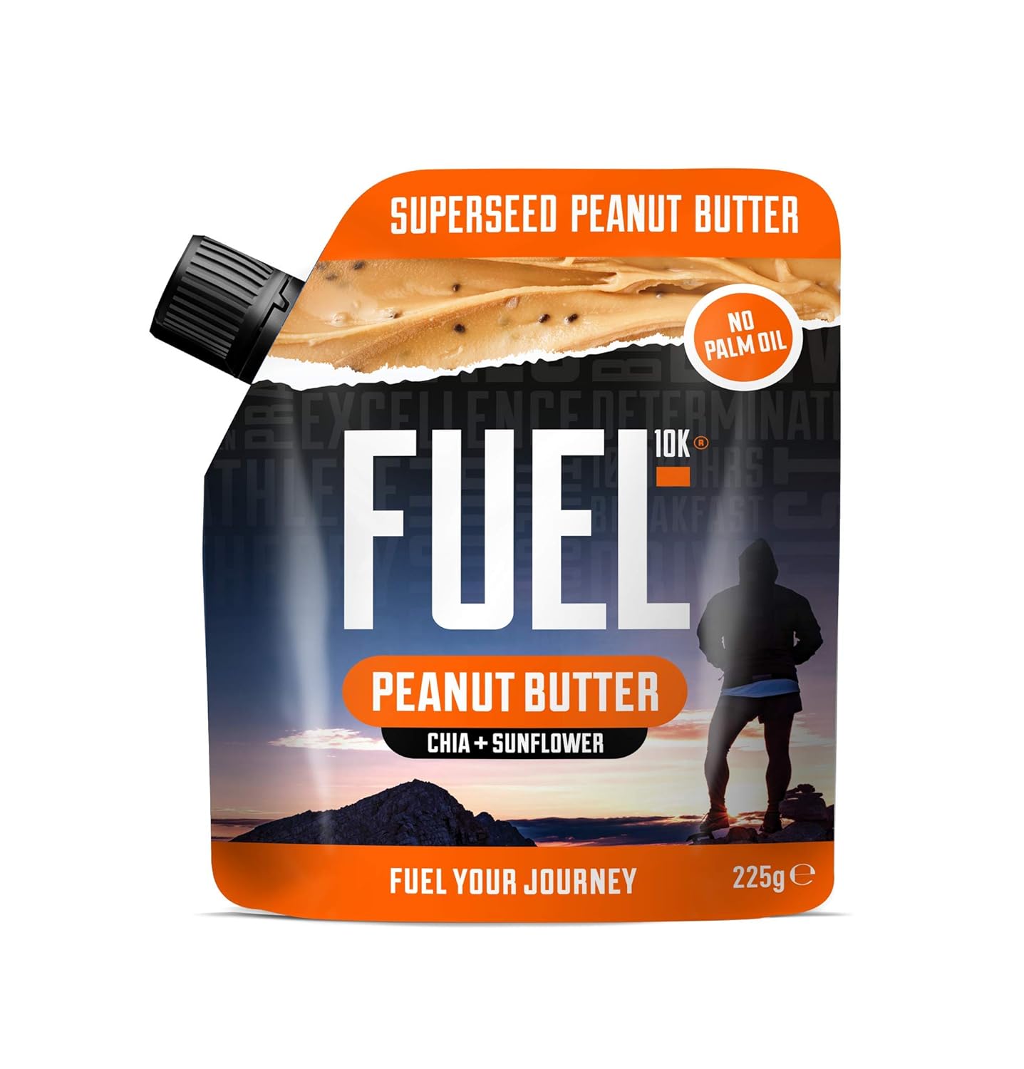FUEL 10K Super Seed Peanut Butter Squeeze Pouches 8x225g Amazon.co