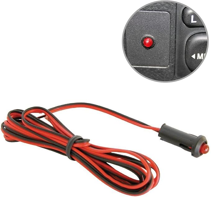 Amazon Com Smart Home Red Led Flashing Dummy Alarm Warning Security Light 12v Dashboard Deterrent Automotive