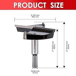 Mollom 3-7/8" (98.5mm) Forstner Drill Bit for