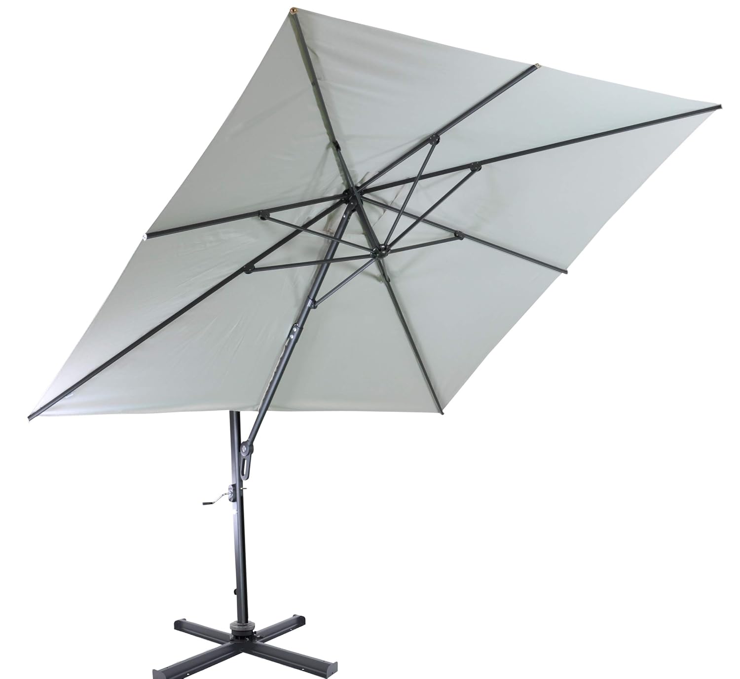 Cantilever Parasol Garden Umbrella Sun Shading Sand 300 x 300 cm