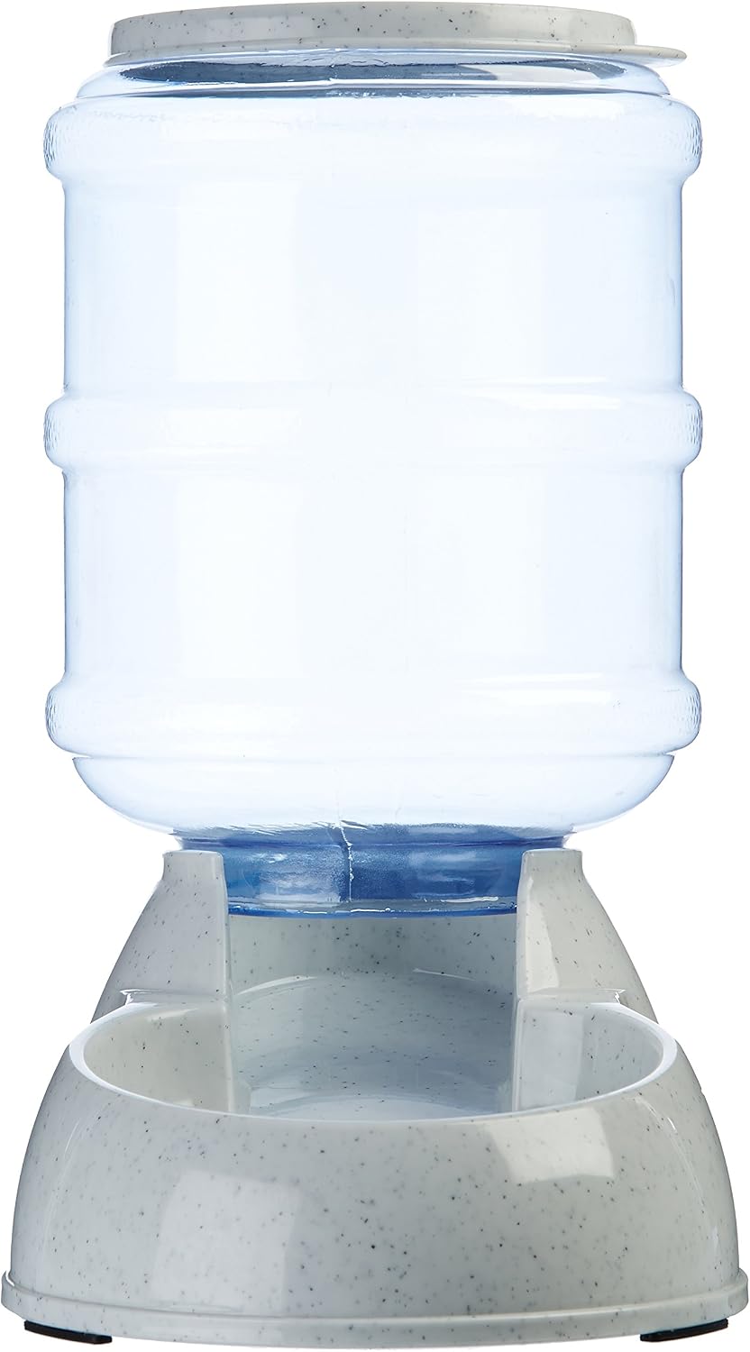 Amazon Basics Dog and Cat Food Feeder, Small, Grey - Image 4