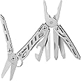 Nextool EDC Keychain Multitool, 10 in 1 Mini Pocket Knife Multi Tool with Needlenose Pliers, Scissors, Mini Useful Cool Gadgets for Men, Father's Day Gifts from Daughter-Sliver
