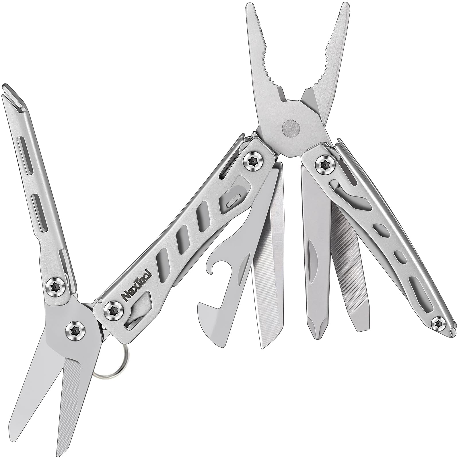 Nextool EDC Keychain Multitool, 10 in 1 Mini Pocket