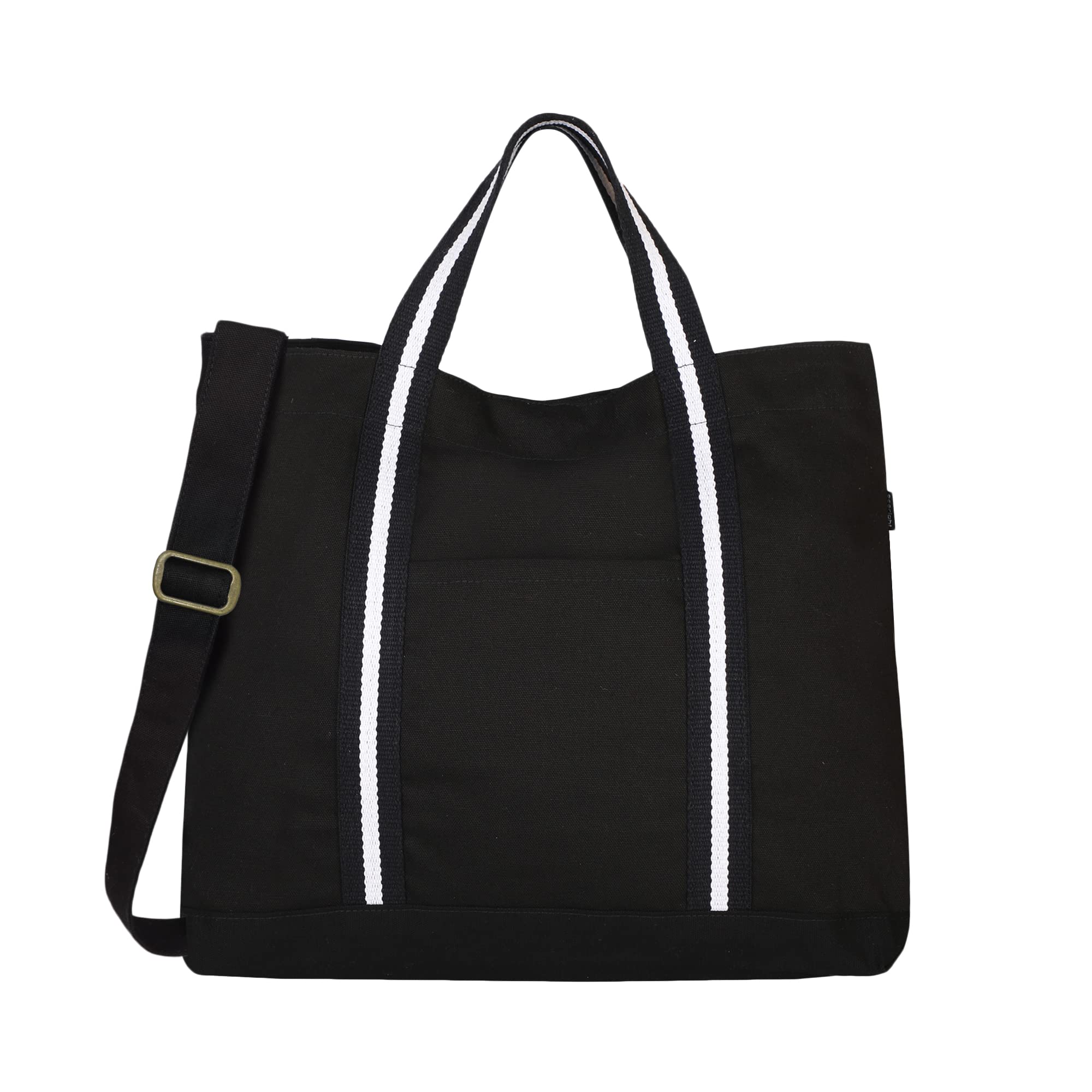 Eco Right Large Canvas Tote Bag for Men, Crossbody Tote Bags for Women for Work, Shopping & Beach