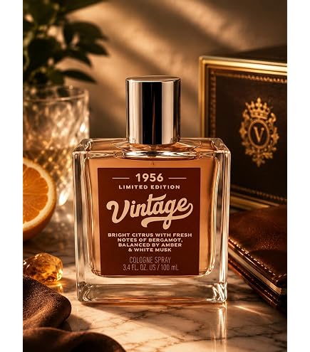 Amazon.com : Vintage Eau de Cologne for Men, 1956, 3.4 FL OZ, 100
