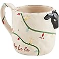 Mud Pie Farm Animal Christmas Mug, Sheep, 12 oz