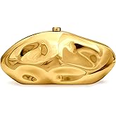 NUSTTAL Acrylic Clutch Purse for Women Irregular Shell Evening Handbag for wedding party