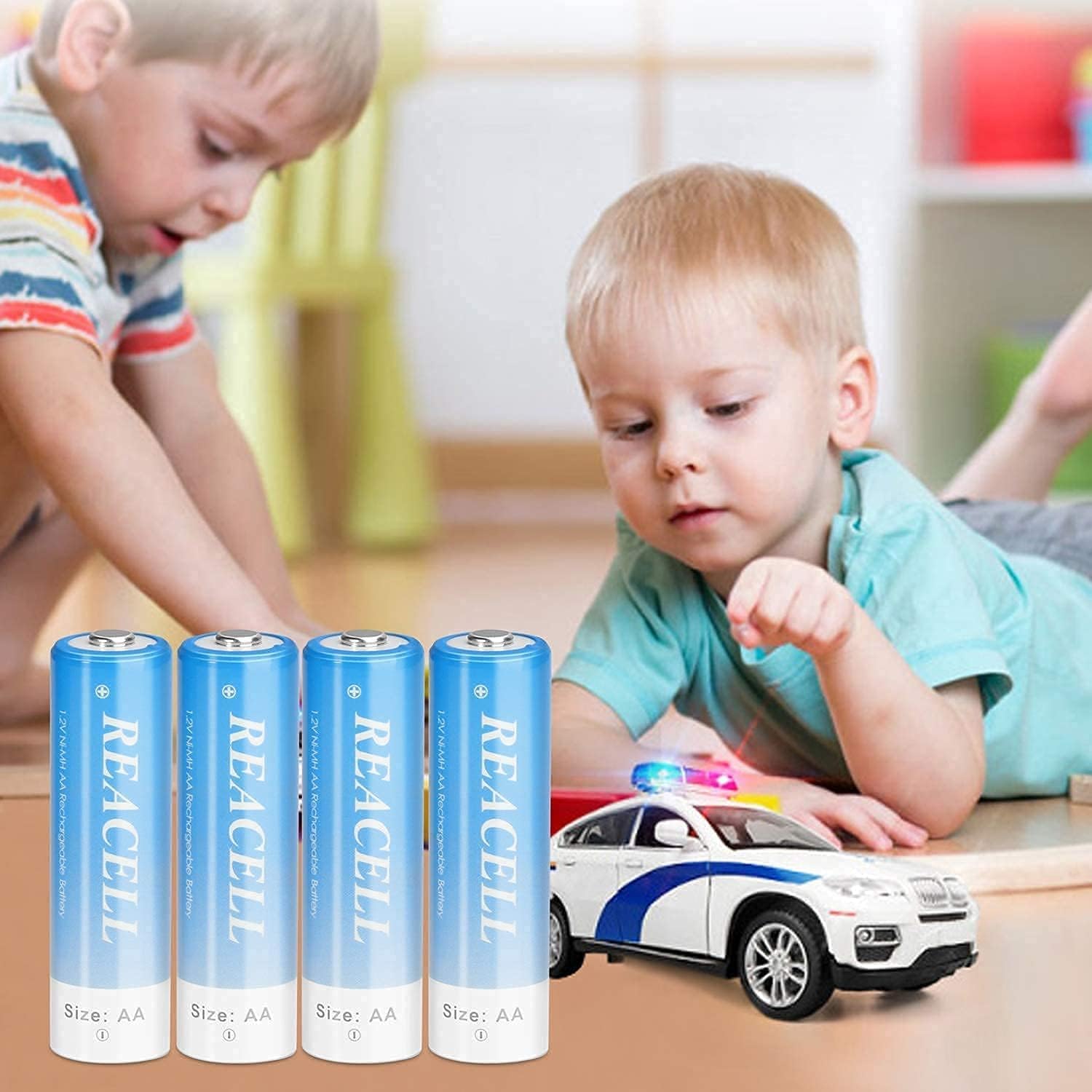 REACELL 1.2V AA NI-MH Wiederaufladbare Batterien mit Aufbewahrungsbox 8