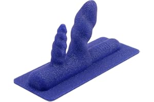 The Cowgirl Sex Machine Two-Nicorn, Textured Silicone Double Penetration Dildo Attachment, Purple