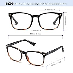 DUCO Blue Light Blocking Glasses Computer Gaming