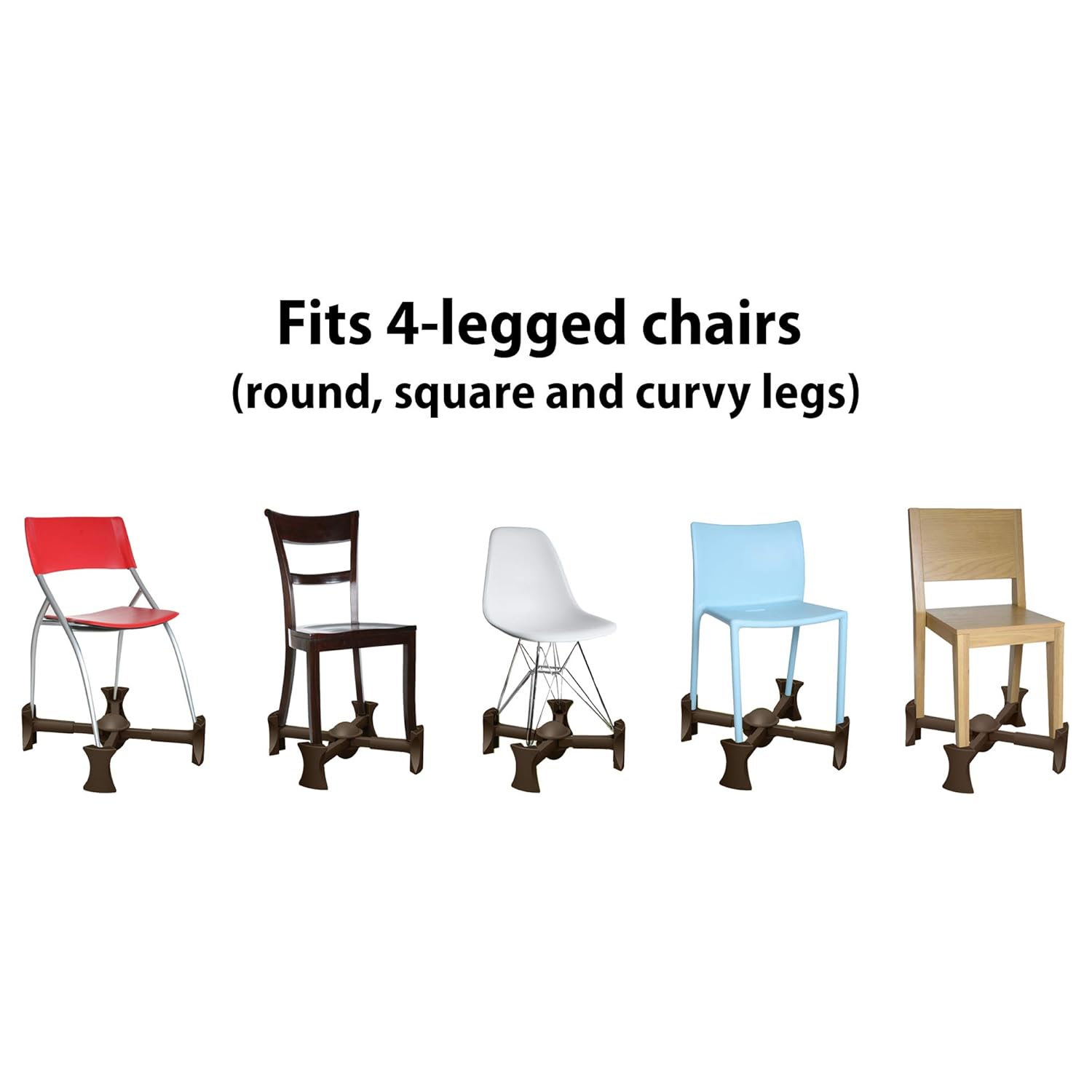 KABOOST Booster Seat for Dining Table, Chocolate - Goes Under The Chair - Portable Chair Booster for Toddlers : Chair Booster Seats : Baby