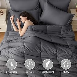 JOLLYVOGUE Twin Comforter Set, Ultra-Soft Bed in a
