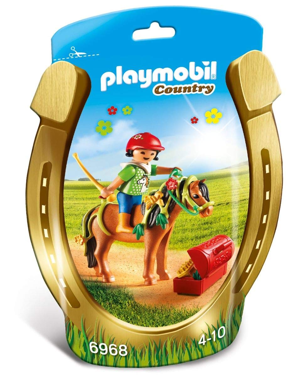 Playmobil 6968 Collectable Groomer with Bloom Pony, Fun Imaginative Role-Play, PlaySets Suitable for Children Ages 4+