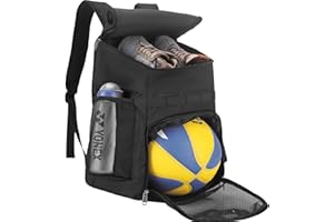 Hsmihair Basketball Backpack Large Basketball Bag for Men&Youth,Soccer Volleyball Bag with Separate Ball Holder & Shoes Compartment, training equipment bags.