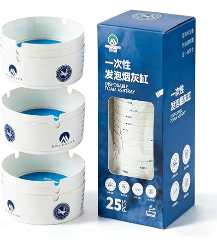 Amazon.com: Disposable Ashtrays for Cigarettes Outdoor，Smokeless