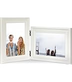 Amazon.com - JD Concept Double Horizontal Combo, 5x7 White Wood