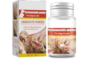 BOGEEL Styptic Powder Safe for Dogs and Cats Blood Stopper Puppy-Home Profession Supplies Traumatic Powder 50ml