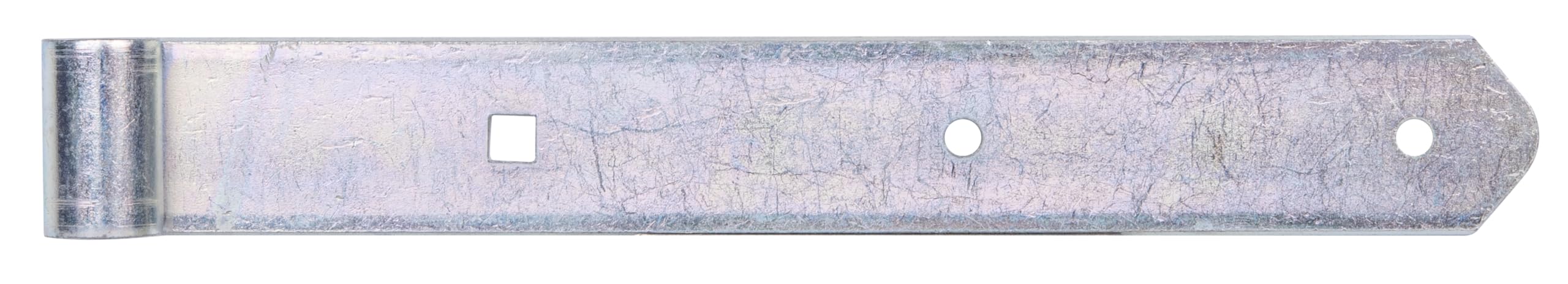 Gah-Alberts 313807 Straight Strap Hinge with Rounded Closure L x W 300 x 40/5 mm Roller Diameter 13 mm Yellow-Galvanised