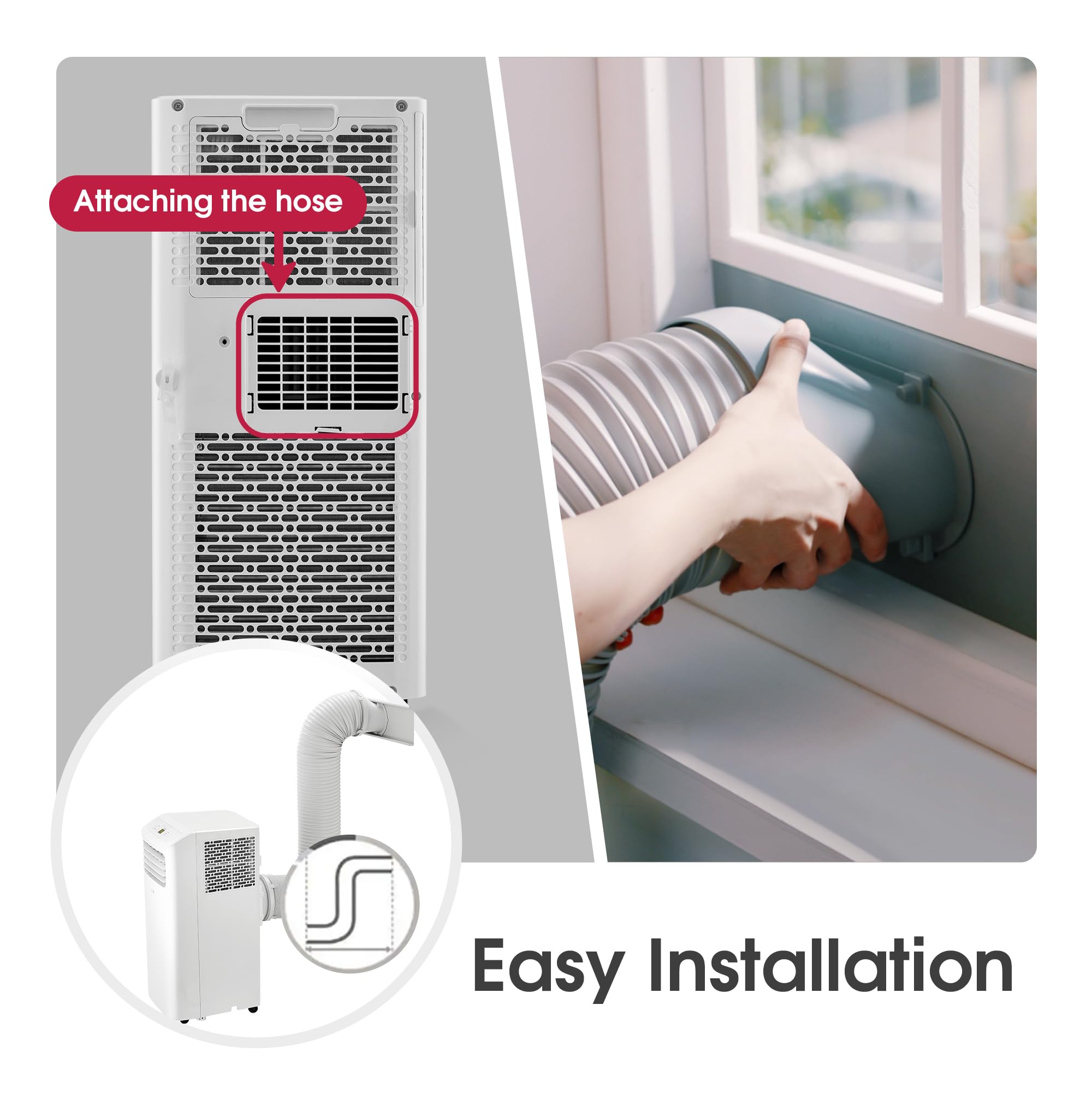 LG LP0624WFR 6,000 BTU Portable Air Conditioner - Refurbished, 115V, With Dehumidifier