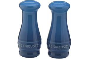Le Creuset Stoneware Salt & Pepper Shakers Set of 2, 4 oz. each, Marseille