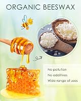 BOYUJK White Beeswax Pellets 200g Cosmetic Grade Candle Making Eco Friendly view 2