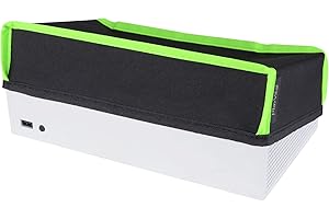 PlayVital Nylon Dust Cover for Xbox Series S Console, Soft Neat Lining Dust Guard, Anti Scratch Waterproof Cover Sleeve for X