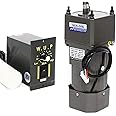 110V 90W 27RPM Ac Gear Motor Electric Single-Phase Motor Gear Motor with Variable Speed Adjustable Controller Governor Geared Motor and Adjustable Speed Controller Combo (50K)