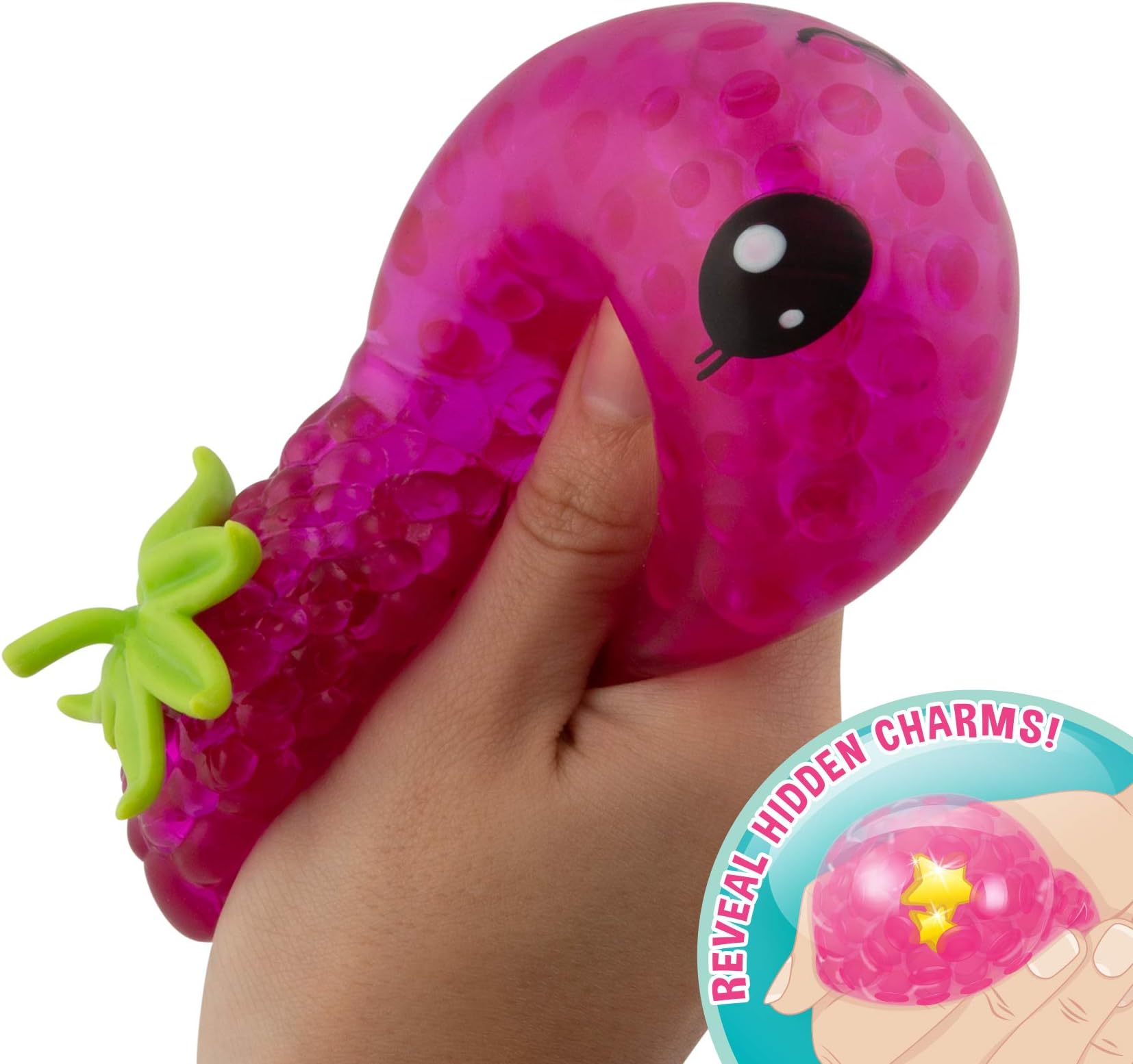 ORB 35585 Bubbleezz Super Squezze Figure Shelley Grape, Enchanting Squeezy Toy, Slime Figure for Squeezing, Slime Figure, Approx. 20cm Slime Squeeze Figure for Ages 8+ Purple
