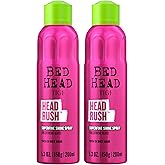 TIGI Bed Head Superfine Shine Spray, Head Rush 2-Pack &ndash; Finishing Spray with Silk Protein for Smooth, Shiny Hair, Exotic Tropical Fragrance, 5.3 Oz Ea