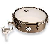Latin Percussion 12" Mountable Drum Set Timbale, Black Nickel, LP812-BN