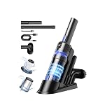 Filigo Handheld Vacuum Cordless Rechargeable 2-Speed Modes| 3-in-1 Portable Cordless Vacuum Cleaner with Charging Dock, for Car Home Office and Pet Hair(Blue)
