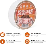 TAPEBEAR Heavy-Duty Double Sided Carpet Tape 50mm x 36m Removable view 4