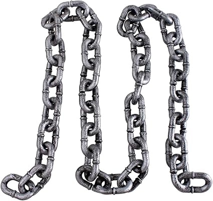 Amazon Com Hazoulen 6 Feet Plastic Grey Black Chain Links