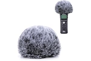 Zoom H1n Windscreen Furry - Outdoor Windscreen Muff Windshield as Pop Filter Custom Fit for Zoom H1n Handy Recorder by YOUSHA