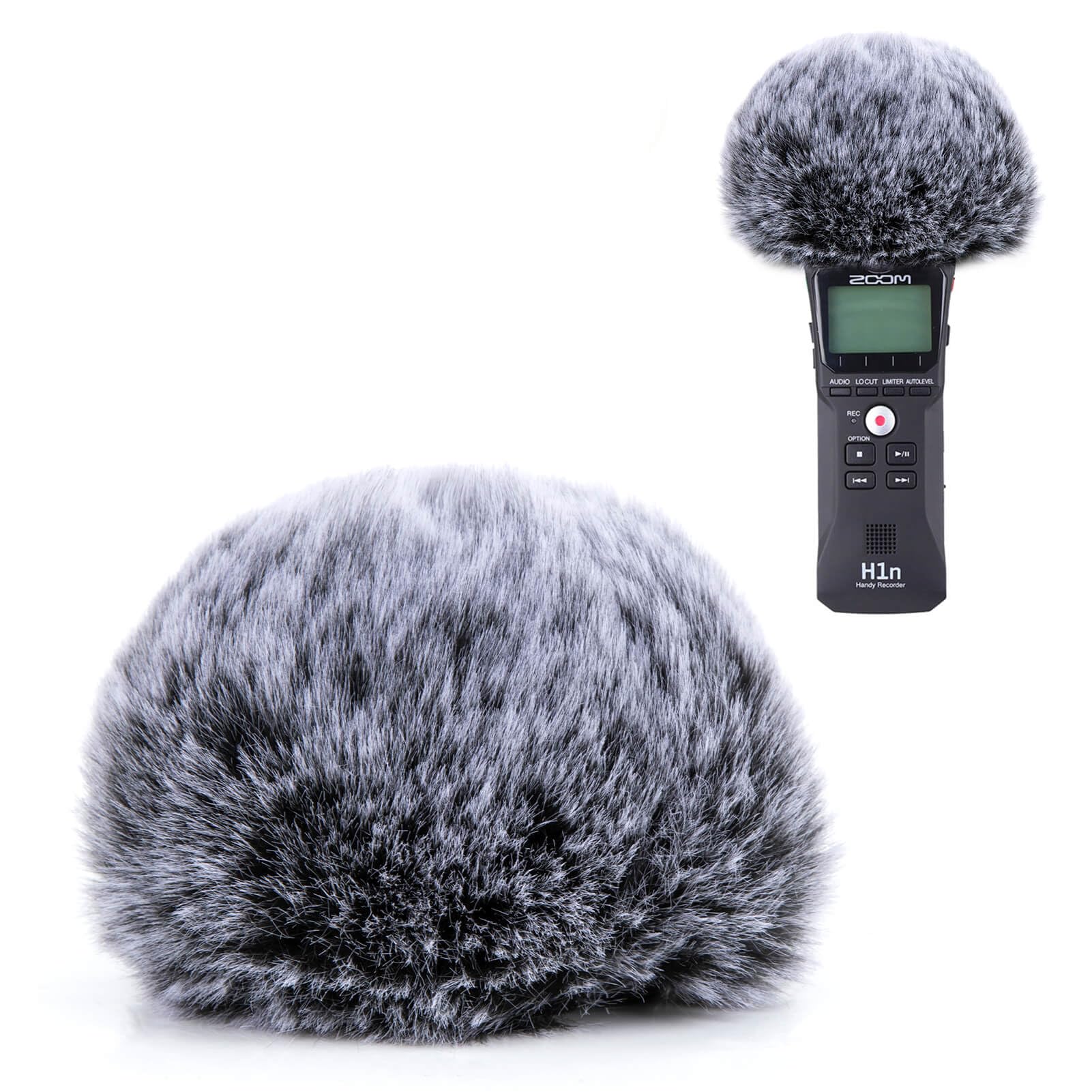 YOUSHARES H1n Windscreen Furry - Outdoor Windscreen Muff Windshield as Pop Filter Custom Fit for Zoom H1n Handy Recorder