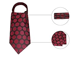 Allegra K Cravat Ties for Men Polka Dots Cravat