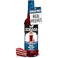 Syruvia Sugar-Free Red Velvet Coffee Syrup - 25.4 fl oz. Premium Coffee Flavoring Syrup. 0 Calories, Kosher, and Gluten-Free. Perfect for Enhancing Drinks, Sodas, Shakes, Desserts, and More.