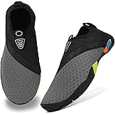 QPT Water Shoes for Toddler Kids Boys Girls Barefoot Aqua Socks Quick-Dry Beach Swim Outdoor Sports Shoes