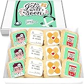 Get Well Soon Cookies Gift Basket | Individually Wrapped 12 Pack | Decorated Cookie Feel Better After Surgery or Broken Arm Leg for Men Women and Kids Treats