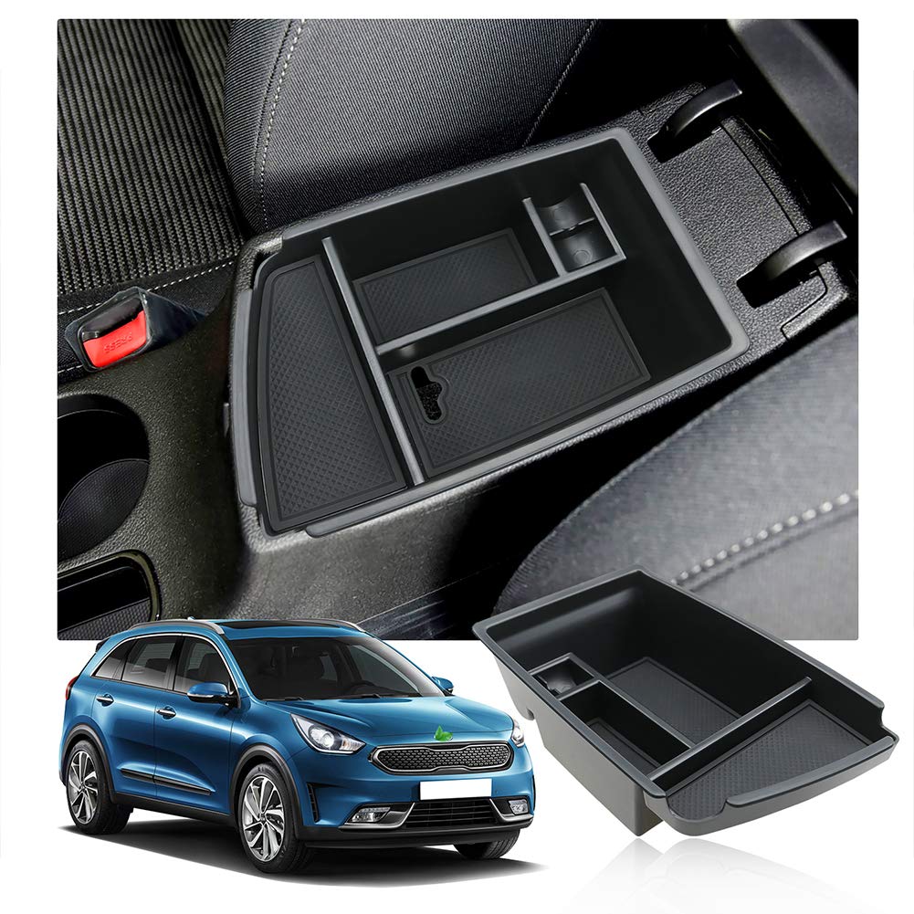 LFOTPP Car Armrest Organizer for Niro, Center Console Arm Rest Tray, Glove Compartment Storage Box Interior Accessories